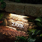 LED Hardscape Light 7 Inch 1.5W Deck Step Paver Wall Garden Pathway Lamp, Warm White 2700K, 12V Low Voltage AC/DC, Outdoor IP65 Waterproof 10 Pack - Image 2