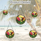 Stained Glass Window Hanging Hummingbird Suncatcher Gifts for Women 12" - Image 7