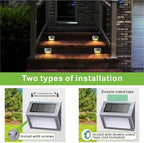 XLUX Warm White Solar Lights for Deck Step Fence Post, SST Housing, 6 Pack - Image 4