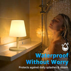 uuffoo Shower Lamp Rechargeable Cordless Light Waterproof for Bathroom Spa - Image 3