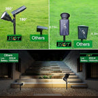 Halloween Solar Spot Lights Outdoor Ideal Decor for Landscape Cold White-4P - Image 4