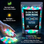 4000 pcs Glow in The Dark Rocks Outdoor Rocks for Landscaping - Image 5