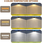 NIORSUN Solar Fence Lights 16 Pack, Outdoor Solar Lights with 3 Color Temperatures, IP65 Waterproof Wide-Angle LED Lighting for Fence, Patio, Yard, Deck, Wall, Garden (Black) - Image 2