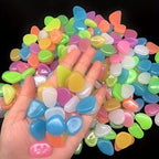 1000pcs Glow in The Dark Garden Stones (Multicolor) - Image 5