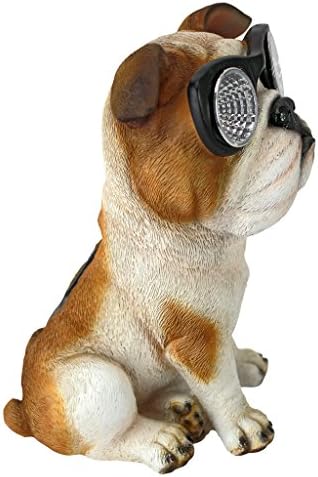 Design Toscano Bright Eyes Solar Pug Dog Garden Statue - Image 3
