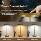 1 Pack Cordless Table Lamps Rechargeable, 5000mAh LED Table Light - Image 2