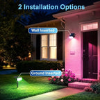 JEJOT Solar Spot Lights Outdoor Waterproof, Solar Spotlights, 8 Pack - Image 6