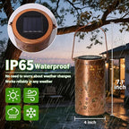 2 Pack Colorful Hummingbird Solar Lanterns Outdoor Waterproof, Decorative Metal Hanging Lantern Hummingbird Solar Lantern for Porch Yard Tabletop Path Garden Decor, Ideal Gifts for Mom Wife Grandma - Image 5
