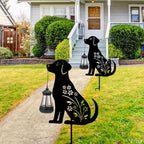 Afirst Solar Garden Stake, Dog Silhouette Light & Lantern for Outdoor Decor - Image 4