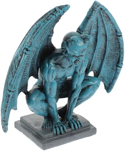 GALPADA Halloween Season Gothic Resin Gargoyle Statue for Garden Decor by GALPADA