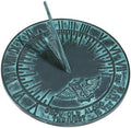 Rome 2560 New Salem Sundial, Cast Iron with Verdigris Finish, 10-Inch Diameter by Rome