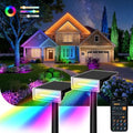 Consciot Smart Solar Spot Lights Outdoor, RGBTW Halloween Solar Lights by Consciot
