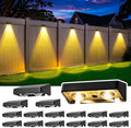 Solar Fence Lights Outdoor, Color Changing, Waterproof IP65, 16 Pack by Unknown