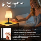 Solar Table Lamp Outdoor, Rechargeable Cordless Patio Lamp with RGB Light - Image 5