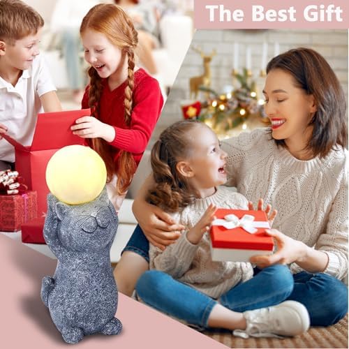 Solar Garden Decor Cat Moon Outdoor Statue and Figurine Lights - Image 6