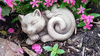 Carruth Studio, Purrfect Pals Statue Figurine, Original Sculpture Handcrafted in Stone, Artisan Made - Image 3