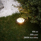 GOODSMANN Outdoor 4W LED Well Light 12V In-Ground Landscape Light Low Voltage Landscape Spot Lighting with Connector 200 Lumen 2800K Warm White Black Deck Light Aluminum Up Light for Tree Garden Patio - Image 2