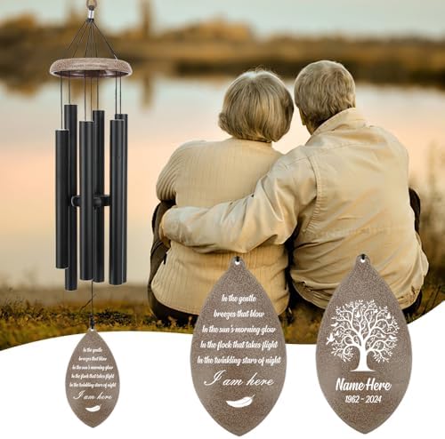 Personalized Sympathy Wind Chime, Wind Chimes for Outside - Image 5