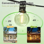 Outdoor String Lights Waterproof 300FT with Remote Patio Lighting for Porch - Image 4