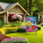 Liitrton 2 Pack Garden Flag Holder Stand Fits Max 14" x 25" Outside Flags - Image 3
