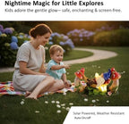Solar Gnome Garden Statue with Mushroom and Butterfly Lights Outdoors, Waterproof Garden Decor for Yard Lawn Balcony, Cute Gnome Figurine for Outdoor Patio Decor, Ideal Gift for Garden Lovers - Image 6