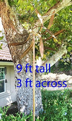 Large Kinetic Copper Dual Spinner - Dancing Willow Leaves Jumbo Version (3-ft Across, 9-ft Tall) - Image 4