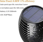 96 LED 3-Lighting Modes Solar Torch Light Dancing Flickering Flame Lamp (2 Pack) - Image 3