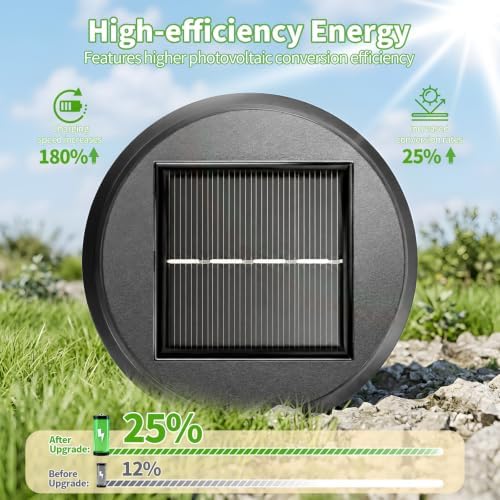 Solar Pathway Lights Outdoor, IP65 Waterproof Solar Powered Garden Lights, Auto On/Off Outdoor Light for Yard Lawn Garden Patio Walkway Driveway Landscape Lighting (6 Pack) - Image 4