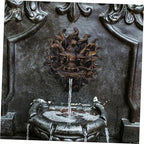 Dragon Head Fountain Decor Resin Wall Mount for Outdoor Villa - Image 4