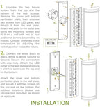 ASD LED Outdoor Sconce Lights, Nickel 3000K 4000K 5000K ETL - Image 6