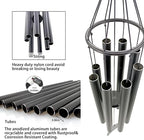 Personalized Wind Chimes, Memorial Gifts, Cardinal Wind Chime for Loss of Loved Dad/Mom, in Memory of Husband/Wife, 36inch Deep Tone Wind Chimes for Condolences - Image 5