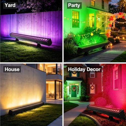 Wall Washer Light RGB Light Bar 180W RGBCW Smart APP & RF Remote - Image 3