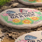 4pcs Decorative Stepping Stones Round Stepping Stones - Image 3