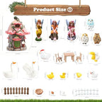 Fairy Garden Accessories Outdoor, Fairy Garden Decor Kit Fairy Garden Figurines Supplies Resin Fairy House - Image 2