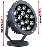 15W Yellow LED Outdoor Wall Wash Flood Light Fixture Project Spot Lamp DC 24V - Image 2