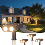 Solar Lights Outdoor with Ambient Light Column&Adjustable Aperture 4 Pack | - Image 2