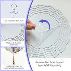 Sublimation Wind Spinner Blanks, 10 Pack Round Aluminum Blanks, 8 Inch - Image 4