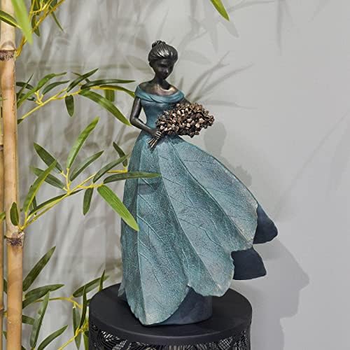 Guichifun Leaf Angel Girls Resin Home Decor 12IN - Image 5