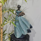Guichifun Leaf Angel Girls Resin Home Decor 12IN - Image 5