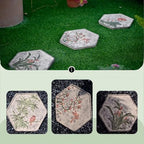 Garden Stepping Stones, Outdoor Pathway Decorative Stepping Stones, Garden Ornaments, Horticultural Decorative Stones, Decorative Stones For Courtyards, Patios, Gardens, Or Pathways(Multi-colored-C) - Image 3