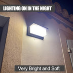 Sytmhoe 5000K Daylight White Exterior Wall Light, 2Packs Modern LED Exterior Light Fixture Wall Mount Ip65 Waterproof, Wall Porch Light for Garage Walkway Hallway Backyard Garden(2packs) - Image 7