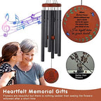 Memorial Wind Chimes for Loss of Mother or Father – Personalized Sympathy Wind Chimes for Outside, Bereavement Gifts for Loss of Loved One, Unique Outdoor Remembrance Gifts - Image 2