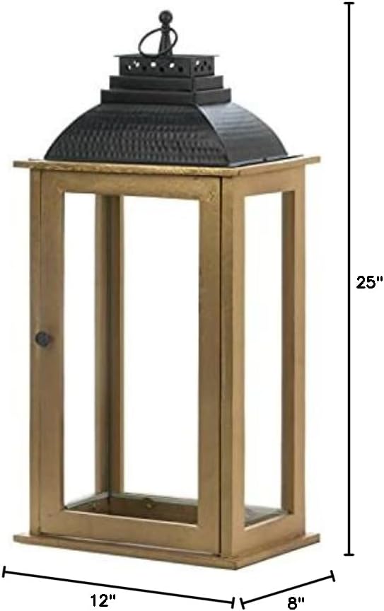 Nikki Chu Home Tuscan Large Lantern - Image 3