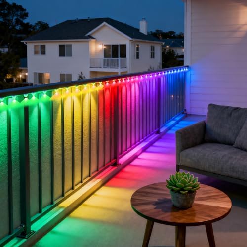 GOESWELL Smart Permanent Outdoor Lights 16ft IP68 Waterproof for Patio - Image 4