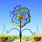 Large Metal Kinetic Wind Spinners Outdoor Garden Yard Decor by Tuokiuhn