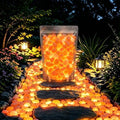 2026 Colorful Glow-in-the-Dark Garden Stones, Luminous Pebbles for Walkways & Aquariums, Rainbow Glow Rocks Outdoor Decor, Nighttime Stepping Stone Fillers, Patio Landscape Lighting (D,600) by Unknown