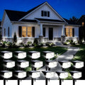 AUDERWIN Solar Spot Lights Outdoor Waterproof 16 Pack Cool White by AUDERWIN