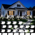 AUDERWIN Solar Spot Lights Outdoor Waterproof 16 Pack Cool White by AUDERWIN