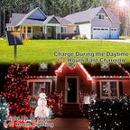 Solar Christmas Lights Outdoor, 6 Pack Solar String Lights Red and White - Image 4