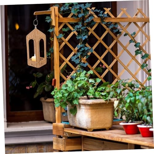 Handwoven Woven Lamp Shade Cover Lantern for Patio Balcony - Image 6